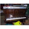 Image 1 : PIANO - LYNWOOD AND SONS LONDON MAHOGANY CASED STEEL BACK