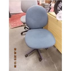GAS LIFT SECRITARIAL CHAIR - BLUE