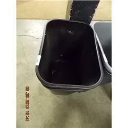 COMMERCIAL OFFICE GARBAGE CANS - 2 TOTAL