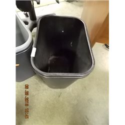 COMMERCIAL OFFICE GARBAGE CANS - 2 TOTAL
