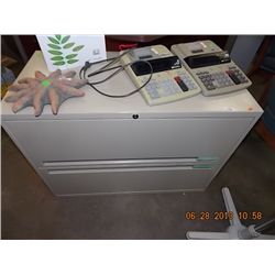 METAL LATERAL FILE CABINET - METAL - 2 DRAWER
