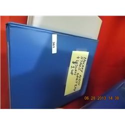 BINDER - SPORTS TRADING CARDS - HOCKEY - BLUE