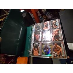 BINDER - ASSORTED UFC TRADING CARDS