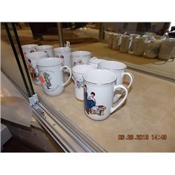 ASSORTED COLLECTABLE MUGS - 10PC
