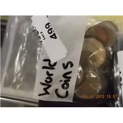 ASSORTED WORLS COINS