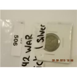 WAR NICKLE - SILVER - 1942