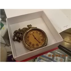 VINTAGE POCKET WATCH WITH CHAIN