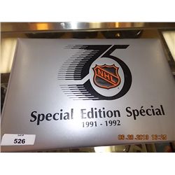 NHL SPECIAL EDITION - 1991-1992 - WITH CARDS