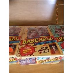 BOX BASEBALL CARDS - 1991