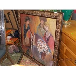 VINTAGE ORNATE FRAMED PICTURE - HOLLACK