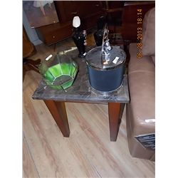 MARBLE TOP SIDE TABLE - NEW