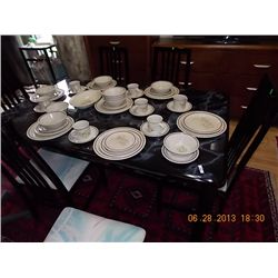 BLACK MARBLE STYLE TABLE