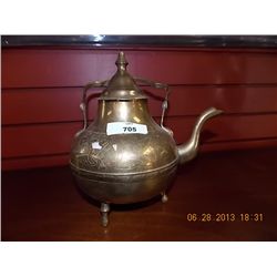 BRASS TEA POT