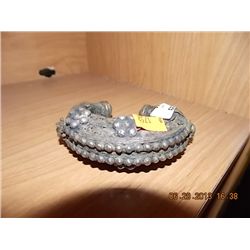 ANKLET/ BRACLET - INDIAN - 3 RED GEMS - CHILD SIZE