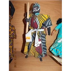 BLACK DOLL - WITH WALKING STICK