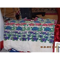 HAND CRAFTED INDIAN DESIGN SHIRT - SMALL HEAD OPENING  - BOTTOM WHITE COLOR
