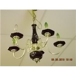 HANGING CEILING CHANDELEIR - BLACK