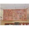 Image 1 : TAPESTRY - HAND CRAFTED INDIA STYLE - LARGE WITH RED TONES