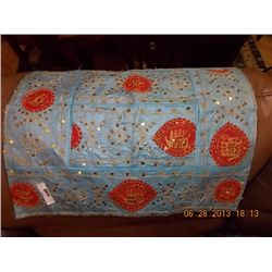 HAND CRAFTED CUSHIONS COVER  - BLUE