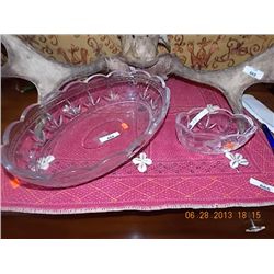BOHEMIA CRYSTAL BOWL SET - 2 PC