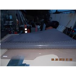 COMPUTER DESK FLOOR / CARPET MAT - 2 - AS-IS
