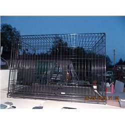 LARGE METAL PET KENNEL