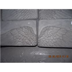 CONCRETE - PLAQUE - WINGS - 2PC
