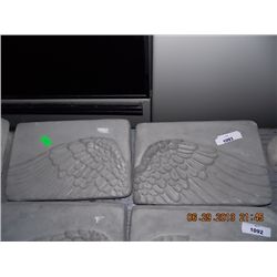 CONCRETE - PLAQUE - WINGS - 2PC