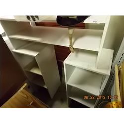 BOOK SHELF - WHITE - 3PC