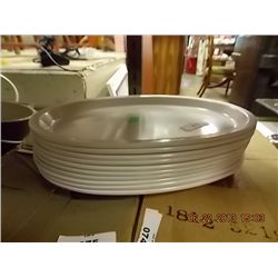 RESTRAUNT DISHES - STACK - CARLYWARE SILITE - OVAL 4010