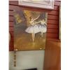 Image 1 : OIL ON CANVASS TRANSFER PRINT - BALLERINAS