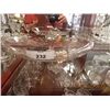 Image 1 : CRYSTAL SERVING DISH - SUNFLOWER & WHEAT