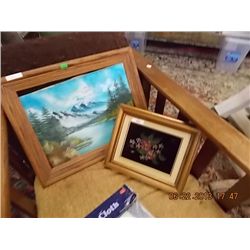 WOOD FRAMED PICTURES - 2