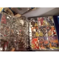 BINDER - SPORTS TRADING CARDS - HOCKEY - NAVY BLUE