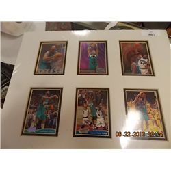 MATE FRAMED BASKET BALL CARDS - ASSORTED