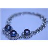 Image 1 : BLACK PEARL AND CZ BRACELET