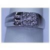 Image 1 : 13.25 CTW CZ RING .925 STERLING SILVER