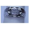 Image 1 : 14.60 CZ RING .925 STERLING SILVER