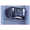Image 1 : 22.10 CTW CZ RING .925 STERLING SILVER