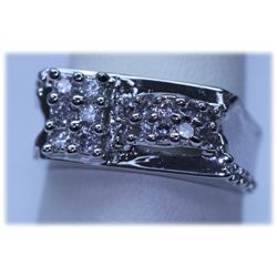 24.00 CTW CZ RING .925 STERLING SILVER