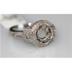 18K WHITE GOLD DIAMOND RING 0.33 CTW
