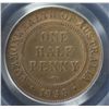 Image 2 : 1938 Halfpenny PCGS MS64 Red & Brown
