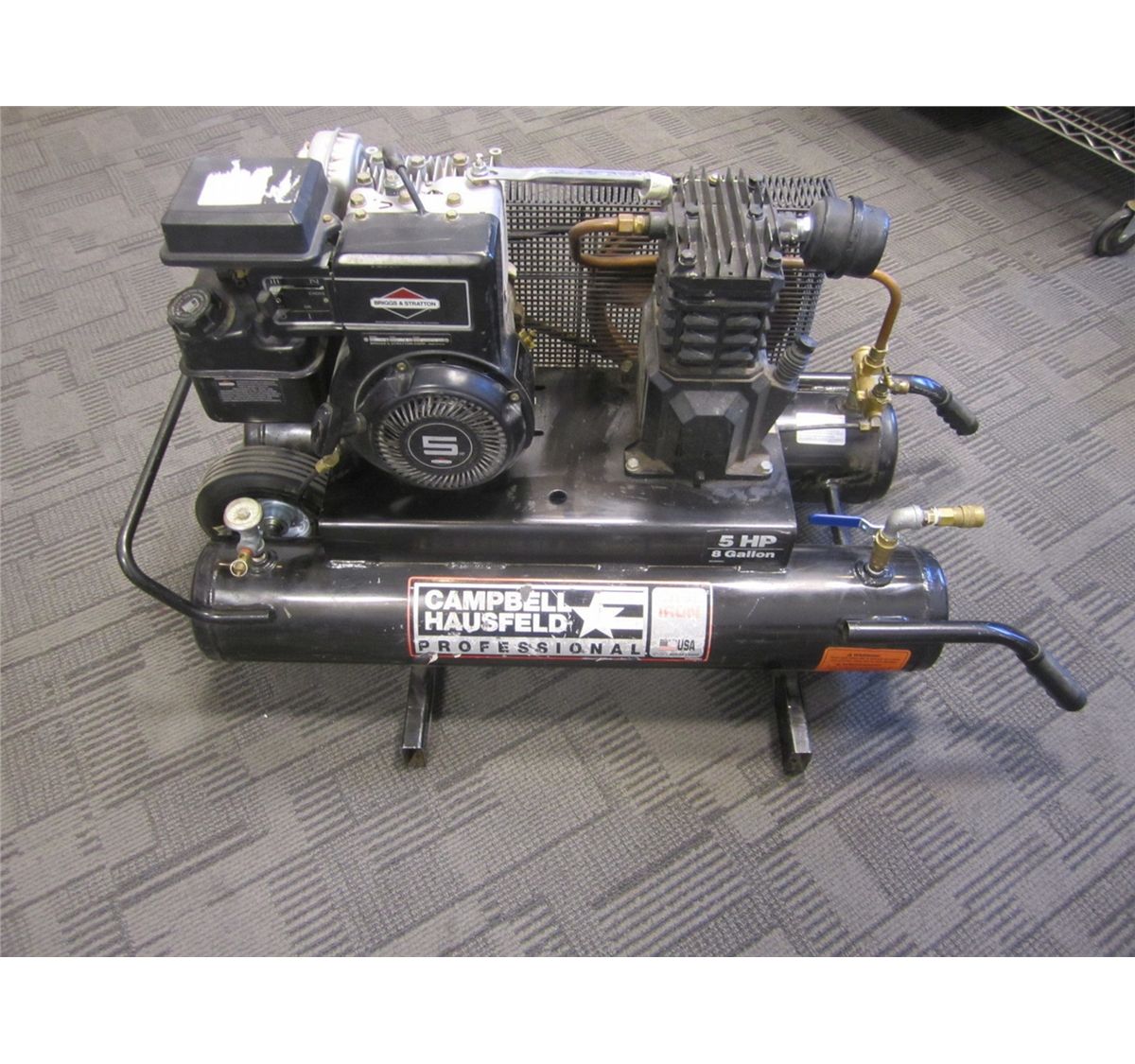 ABAC Tandem B5900 500 LT T5,5 Compressore Doppia Pompa - Foto 5