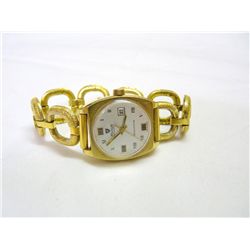 Vintage 1960's Nivada Streamline Gold Plated Automatic Swiss Watch