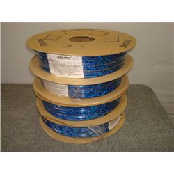 FlexLine BLUE METALLIC EDGE/TRIM GUARD PROTECTOR 4 rolls of 150 Feet  per roll NEW 600 total feet