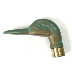 Larry Hagman Metal Duck Cane Head