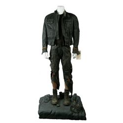 Terminator Salvation Marcus After Bombing Outfit On Custom Display Stand