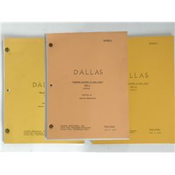 Larry Hagman First Three Dallas Scripts