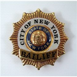 Night Court Bull (Richard Moll) Hero Bailiff Badge