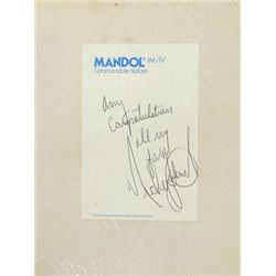 Michael Jackson Signed RX Pad